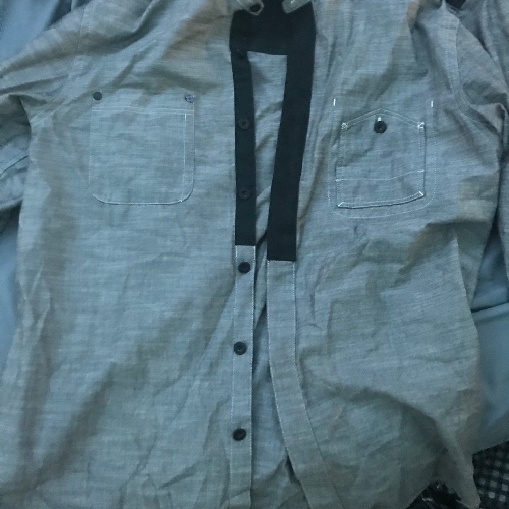 Grey dress shirt
